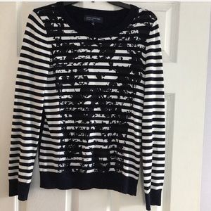 Jones New York Signature Striped Sweater Size S-C1